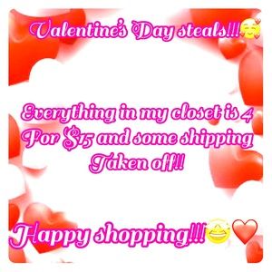 Valentine’s Day sales!!!❤️🥰